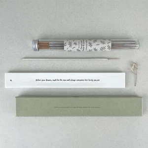 Incense Stick Holder Sticks Burner East Of India White Home Decor Follow Dreams - Foto 1 di 3