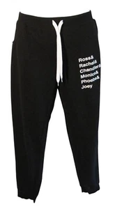 Felpa Friends TV Show XXL nero bianco nomi cast joggers TASCHE - Foto 1 di 6