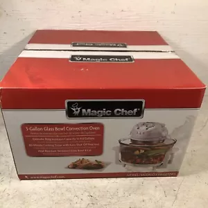 NIB Magic Chef Ewave 3 Gallon EWGC12W3 1300-Watt Glass Bowl Convection Oven - Picture 1 of 14