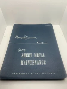 1951 chapa metálica del Departamento de Mantenimiento de la Fuerza Aérea Manual 52-11 - Imagen 1 de 3