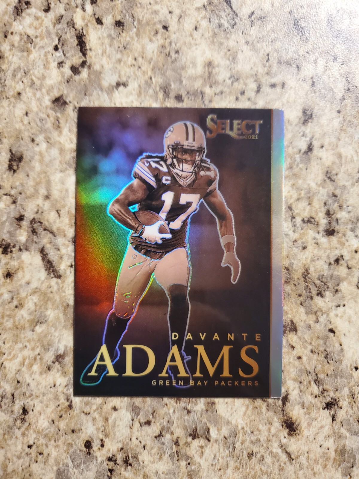 Davante Adams 2021 Select Artistic Selections #22 SSP CASE Hit
