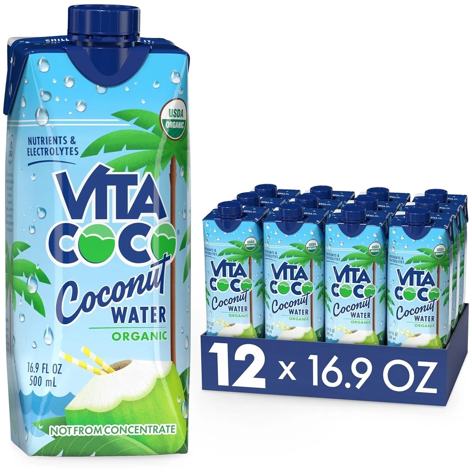 Vita Coco Coconut Water, Pure Organic | 12 boxes (16.9 fl.oz) - Image 1 of 1