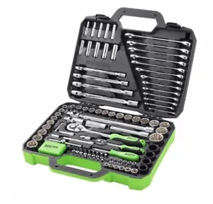 NEW Supatool 1/4" & 1/2" Drive Metric / Imperial Socket & Spanner 134-Piece Set - Picture 1 of 1