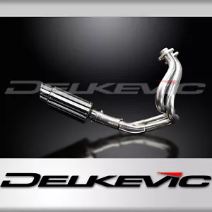 KAWASAKI ER6N ER6F 2012-16 FULL EXHAUST SYSTEM 200mm STAINLESS ROUND SILENCER - Picture 1 of 5