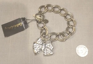Neu mit Etikett Cookie Lee modisches Armband verstellbar Kristall Schleife Armband 93157 - Bild 1 von 8
