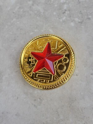 Legacy RED Zeo CRYSTAL STAR Power Coin-Gold Made for Legacy Ranger Morpher
