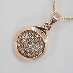 TAMARA COMOLLI BRILLANT-ANHÄNGER IN 750/-ROTGOLD insg.ca.1,04ct BRILLANTEN - Bild 1 von 7