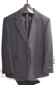 Nice Sharp Black George Size 44S Sport Coat - Picture 1 of 10
