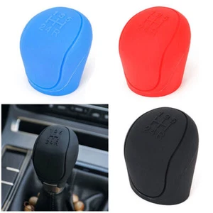 1pc Car Gear Head Shift Knob Cover Silicone Gear Shift Non Slip Accessory Cover - Picture 1 of 17