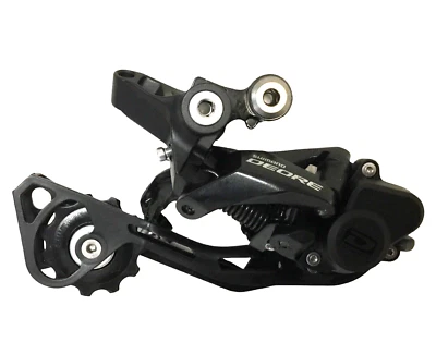 Desviador trasero Shimano Deore M6000 SGS Shadow 10 Sp MTB negro jaula larga máximo 36t Foto 1 de 4