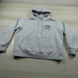 Vintage Stussy Hoodie Womens Small Gray Fleece Pullover Sweater Outdoor * - Picture 1 of 21