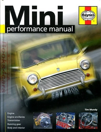MINI PERFORMANCE MANUAL MUNDY COOPER SHOP BOOK AUSTIN MORRIS - Image 1 of 1