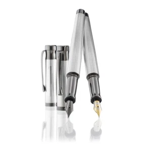 Waldmann Pen, Plata Esterlina, Pluma estilográfica Tango Rutenio, Pirámide, Pluma de acero / oro - Imagen 1 de 11