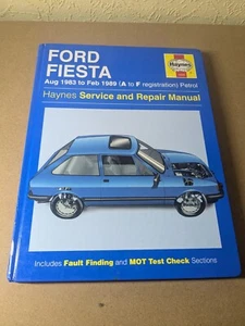 Haynes Manual Ford Fiesta 1983 To 1989 A To F Reg Petrol - Picture 1 of 3