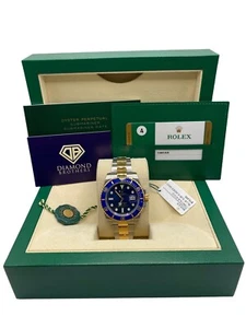 Rolex Submariner ‘bluesy’ 116613LB 2018 with box and papers. - Picture 1 of 6
