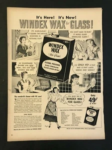 1948 Windex Wax Ad - Picture 1 of 1