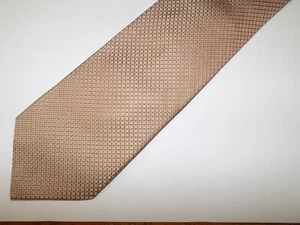 CALVIN KLEIN Silk Necktie Gold 58" x 3 1/2" - Picture 1 of 2
