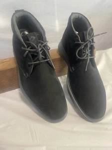 Men's Ecco Black Suede Hybrid Chukka Boots Black-Size 9-9.5-NWOT- Never Worn - Bild 1 von 14