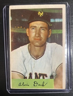 1954 Bowman - .986,.960 Field Avg. #41 Alvin Dark - Image 1 of 2