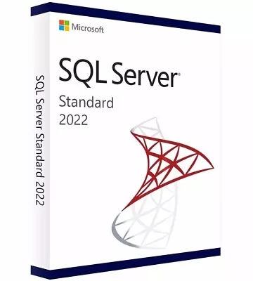 Microsoft SQL Server 2022 Standard with 24 Core License, unlimited User CALs - Image 1 of 3