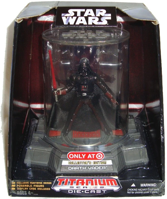 Star Wars Darth Vader Titanium Die Cast Figure Target Exclusive Mustafar Armor! - Image 1 of 1