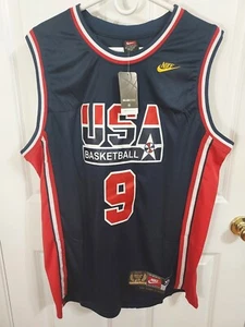 Nike Jersey USA Basketball Michael Jordan 1992 Dream Team Navy Away Brand New XL - Picture 1 of 9