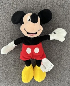 THE DISNEY STORE 2001 MICKEY MOUSE MINI BEAN BAG 10" PLUSH - Picture 1 of 5