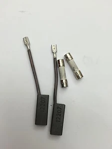Kohlestäbe / Kohlebürsten und Sicherungen für Hettich Zentrifuge EBA 20 und 20 S - Bild 1 von 4