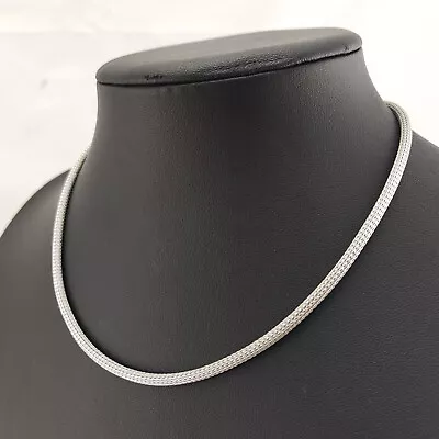 ⭐ Pierre Lang Halskette Collier Anhänger Strick Kette Perle Magnet Silber 83 ⭐ - Bild 1 von 3