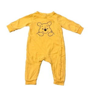 WINNIE THE POOH DISNEY H&M BABY KIDS INFANT JUMPER JUMPSUIT BODYSUIT 6 MONTHS - Picture 1 of 3