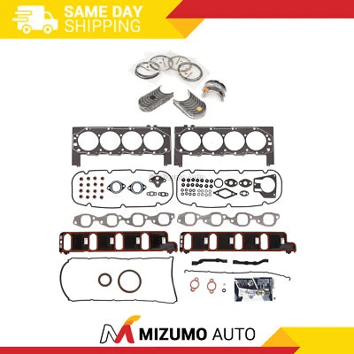 全垫圈套装轴承环适合 01-07 雪佛兰 GMC 8.1L OHV — 第 1/4 张图片