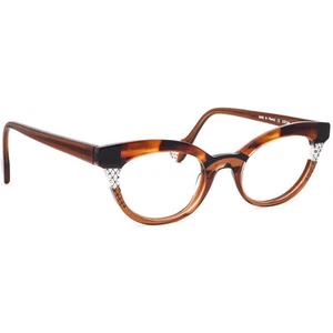 Anne Et Valentin Eyeglasses Kroma 1558 Tortoise Brown Cat Eye France 49[]22 145 - Picture 1 of 6