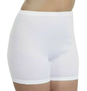 Damas Puño Interlock Pierna Pantalones Mujer Ropa Interior Rico Algodón Knickers Paquete de 3/6 - Imagen 1 de 3