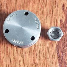 2 Pc Set: Vintage 5-10-15 Jiggler Weight Regulator +Pressure Cooker Safety Valve