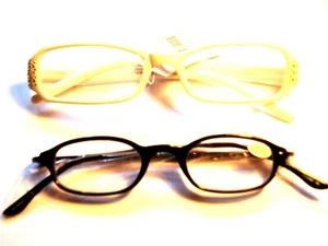 2 pair New READING GLASSES Power +2.50 Fashion Frame variety Women readers - Foto 1 di 1