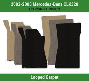 Lloyd Classic Loop Front Row Carpet Mats for 2003-2005 Mercedes-Benz CLK320 