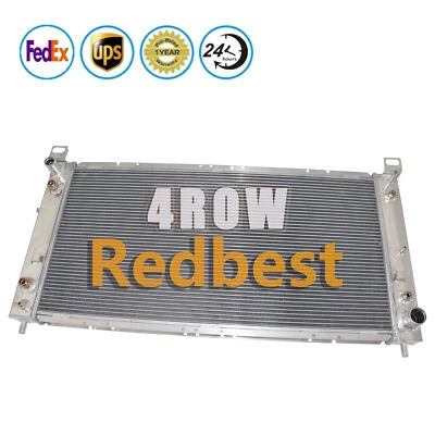 Radiador de aluminio 4 filas para Chevrolet Tahoe 2000-2014 deportivo utilitario 5,3 L V8 34" Foto 1 de 4