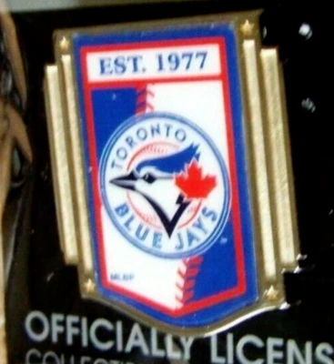 2015 Toronto Blue Jays logo vertical banner shape lapel pin MLB - Image 1 of 4