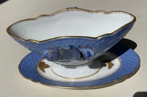 Bing & Grondahl Moth Butterfly Insect Serving Gravy Boat - Picture 1 of 7