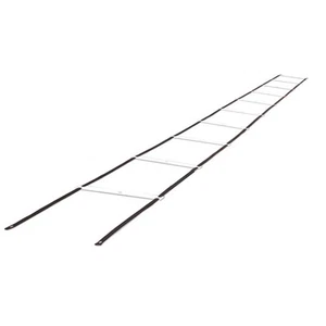 Champion Sports Deluxe Agility Ladder - 30'L x 20"W - White/Black - Picture 1 of 2