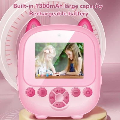 Instant Print Camera 1080P 48MP Digital Video Camera Dual HD Camera 2.4 Inch☚ - Image 1 of 4