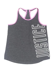Justice Active Girls Gray Active Tank 14 - Picture 1 of 2