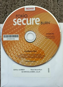 VINTAGE ROXIO SECURE BURN CD - Picture 1 of 1