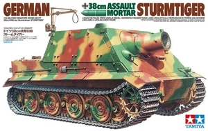 Tamiya 35177 1/35 Scale Military Model Kit German 38cm Assault Mortar Sturmtiger - Picture 1 of 2