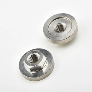 Angle Grinder Nuts Silver 2PCS Hex Nut Modification Accessories Brand new - Picture 1 of 12