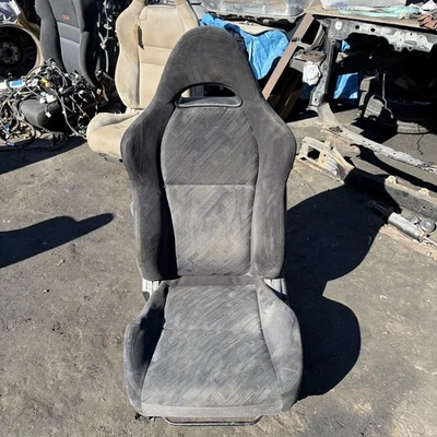 02-04 Acura RSX Left Front Driver Seat Cloth Black OEM - Image 1 of 4