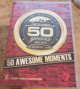 50 Years Of Bathurst 50 Awesome Moments - DVD - Region 4 - V8 Supercars (D) - Picture 1 of 3