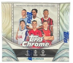 Caja Jumbo Fútbol Cromo Competiciones Clubes UEFA 2024/25 Topps - Imagen 1 de 12
