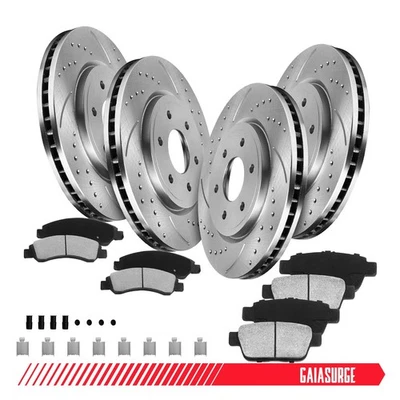 FOR Ford Expedition Lincoln Navigator Front & Rear Brake Rotors Brake Pads Foto 1 de 4