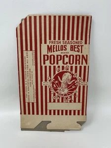 Vintage Mellos Best Brand Popcorn Box, NOS, New Old Stock - Picture 1 of 5